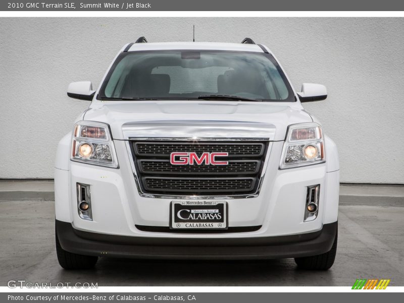Summit White / Jet Black 2010 GMC Terrain SLE