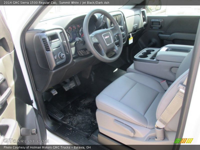 Summit White / Jet Black/Dark Ash 2014 GMC Sierra 1500 Regular Cab