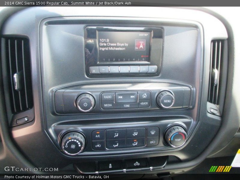 Summit White / Jet Black/Dark Ash 2014 GMC Sierra 1500 Regular Cab