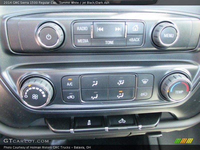 Summit White / Jet Black/Dark Ash 2014 GMC Sierra 1500 Regular Cab