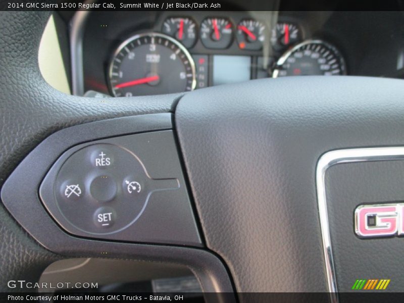 Summit White / Jet Black/Dark Ash 2014 GMC Sierra 1500 Regular Cab