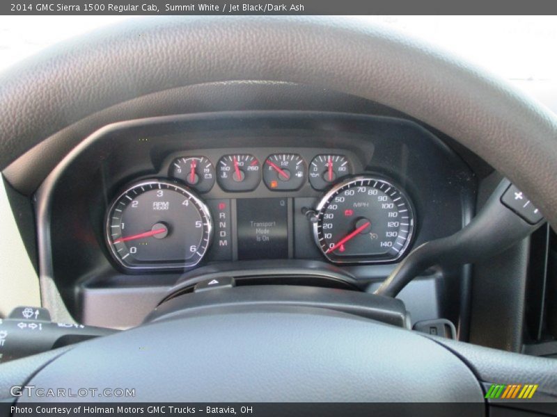Summit White / Jet Black/Dark Ash 2014 GMC Sierra 1500 Regular Cab