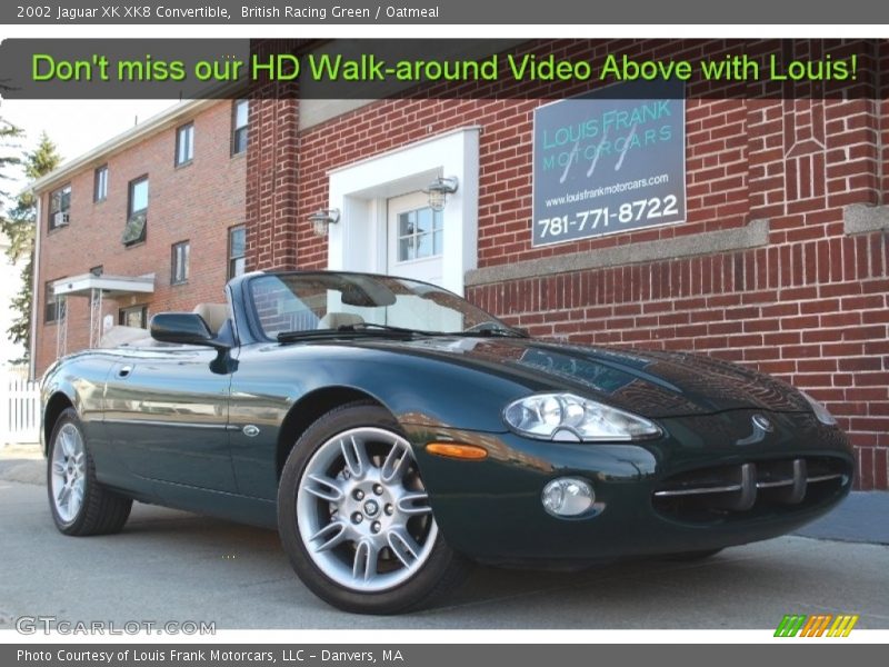 British Racing Green / Oatmeal 2002 Jaguar XK XK8 Convertible