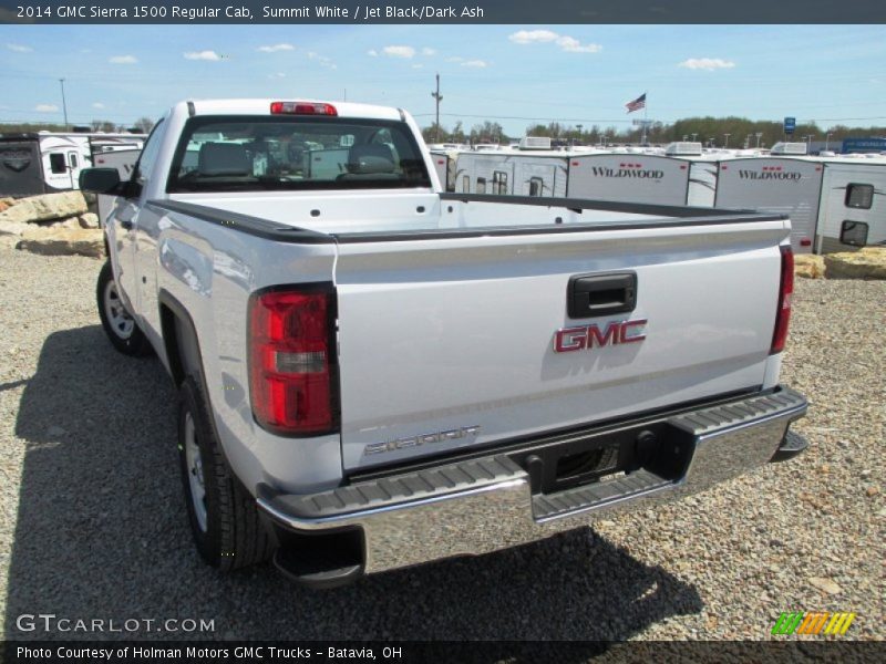 Summit White / Jet Black/Dark Ash 2014 GMC Sierra 1500 Regular Cab