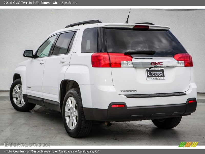Summit White / Jet Black 2010 GMC Terrain SLE