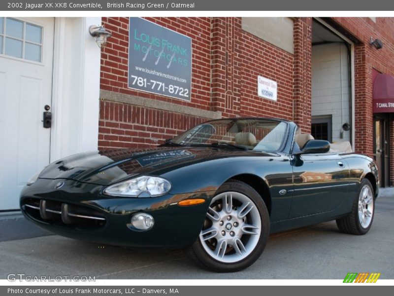 British Racing Green / Oatmeal 2002 Jaguar XK XK8 Convertible