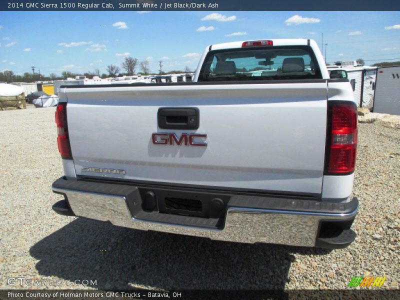 Summit White / Jet Black/Dark Ash 2014 GMC Sierra 1500 Regular Cab