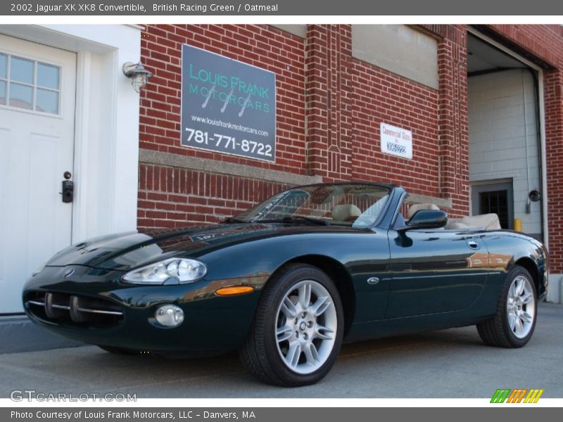 British Racing Green / Oatmeal 2002 Jaguar XK XK8 Convertible