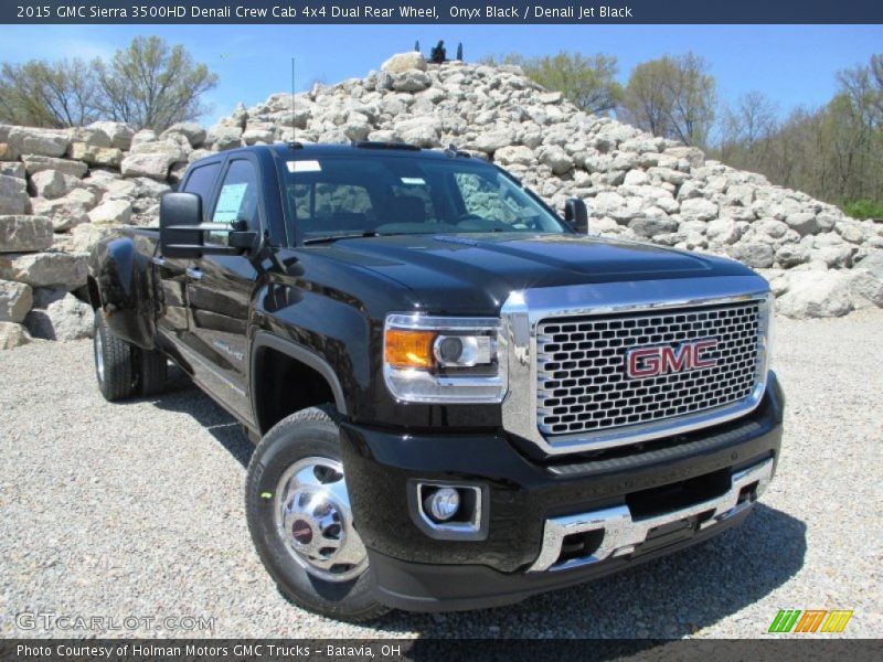 Onyx Black / Denali Jet Black 2015 GMC Sierra 3500HD Denali Crew Cab 4x4 Dual Rear Wheel
