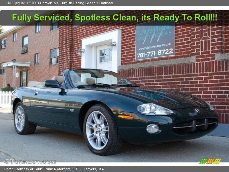 British Racing Green / Oatmeal 2002 Jaguar XK XK8 Convertible