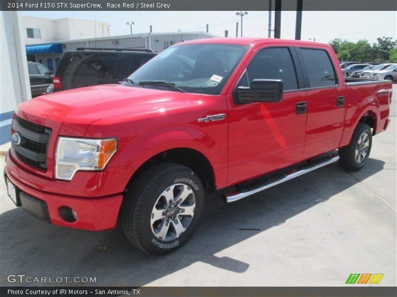 Race Red / Steel Grey 2014 Ford F150 STX SuperCrew