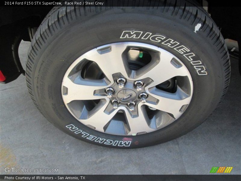 Race Red / Steel Grey 2014 Ford F150 STX SuperCrew