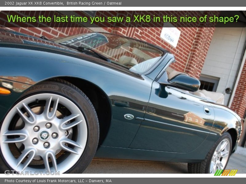 British Racing Green / Oatmeal 2002 Jaguar XK XK8 Convertible
