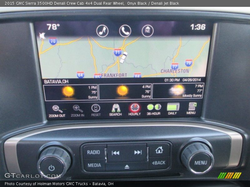 Onyx Black / Denali Jet Black 2015 GMC Sierra 3500HD Denali Crew Cab 4x4 Dual Rear Wheel