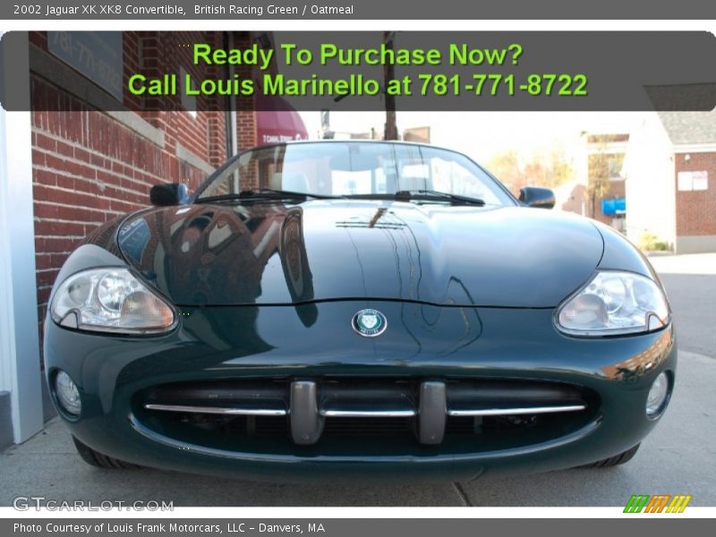 British Racing Green / Oatmeal 2002 Jaguar XK XK8 Convertible