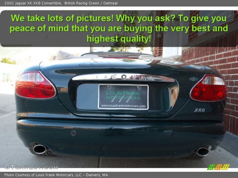 British Racing Green / Oatmeal 2002 Jaguar XK XK8 Convertible