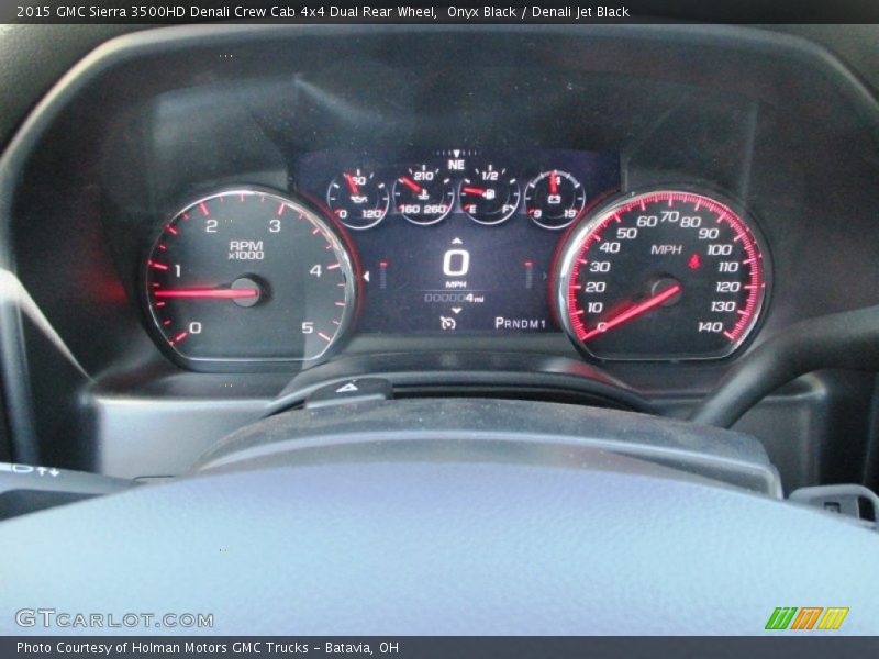  2015 Sierra 3500HD Denali Crew Cab 4x4 Dual Rear Wheel Denali Crew Cab 4x4 Dual Rear Wheel Gauges