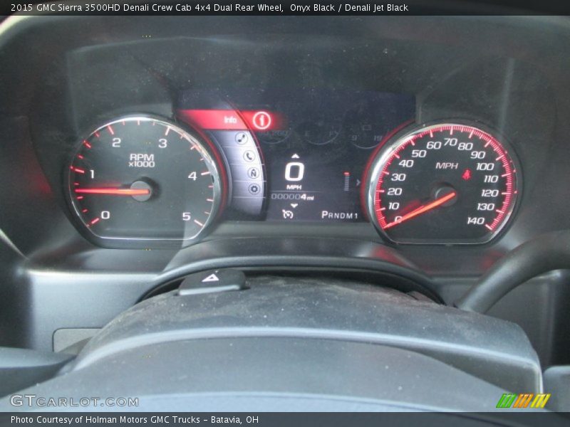 Onyx Black / Denali Jet Black 2015 GMC Sierra 3500HD Denali Crew Cab 4x4 Dual Rear Wheel