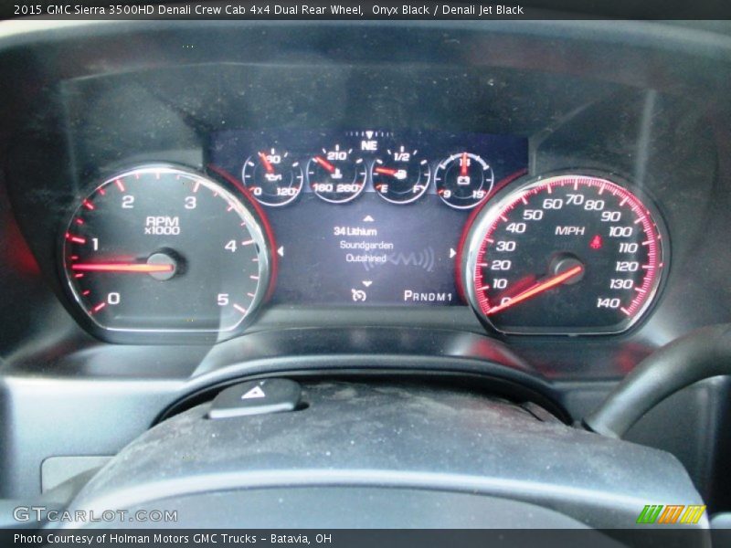 Onyx Black / Denali Jet Black 2015 GMC Sierra 3500HD Denali Crew Cab 4x4 Dual Rear Wheel