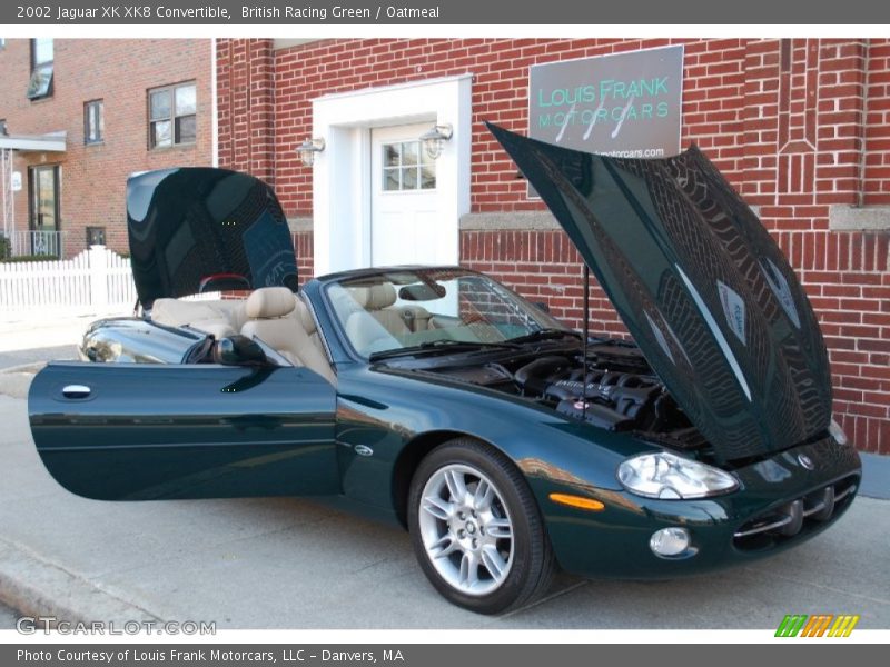 British Racing Green / Oatmeal 2002 Jaguar XK XK8 Convertible