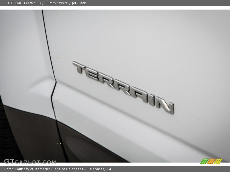 Summit White / Jet Black 2010 GMC Terrain SLE