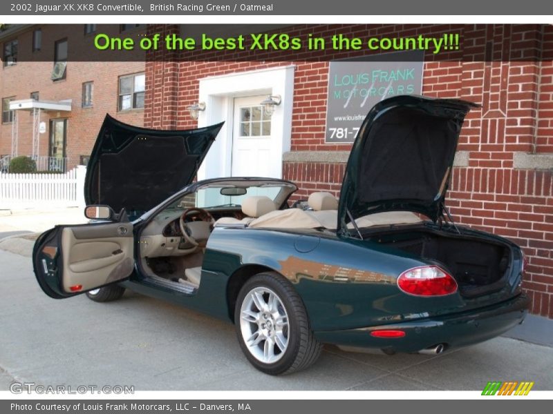 British Racing Green / Oatmeal 2002 Jaguar XK XK8 Convertible