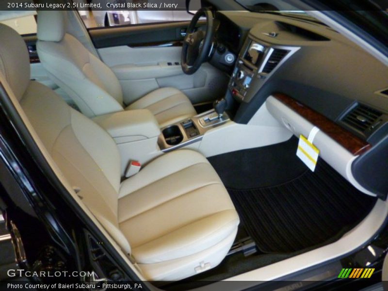Crystal Black Silica / Ivory 2014 Subaru Legacy 2.5i Limited