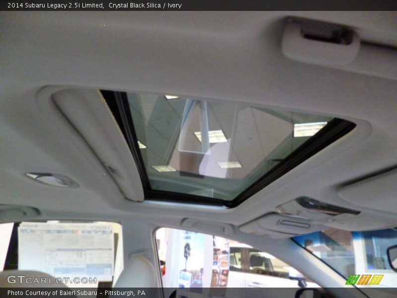 Crystal Black Silica / Ivory 2014 Subaru Legacy 2.5i Limited