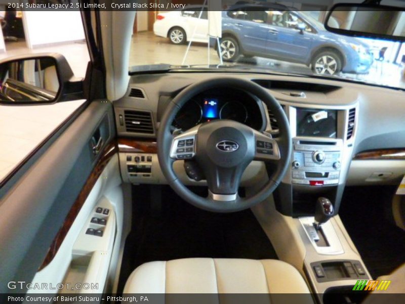 Crystal Black Silica / Ivory 2014 Subaru Legacy 2.5i Limited