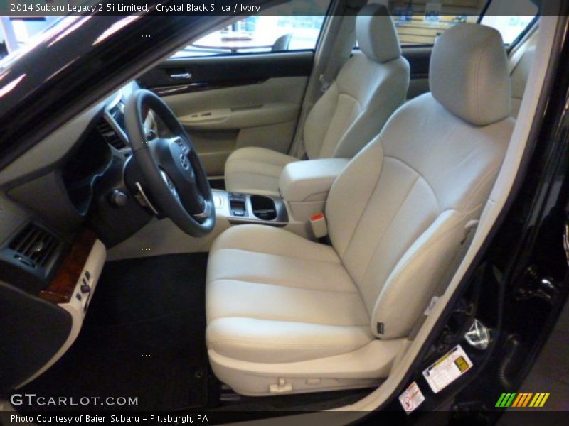 Crystal Black Silica / Ivory 2014 Subaru Legacy 2.5i Limited