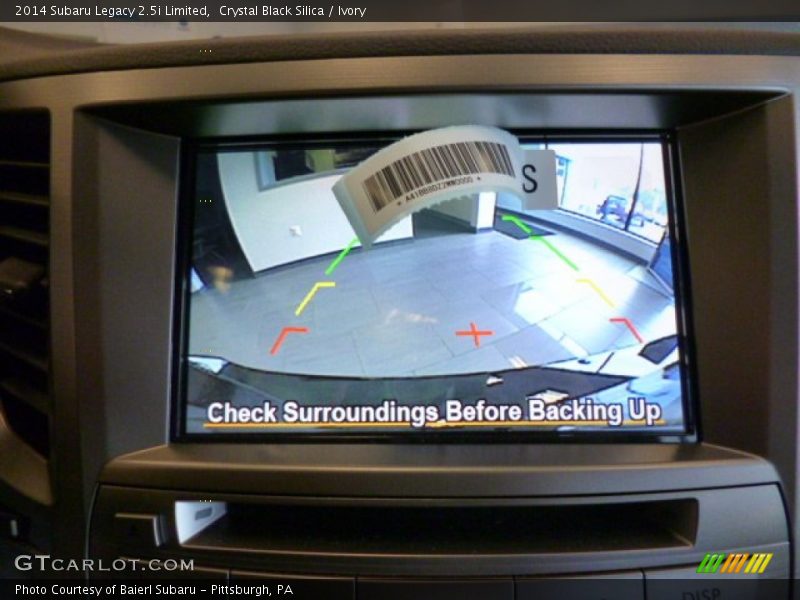 Crystal Black Silica / Ivory 2014 Subaru Legacy 2.5i Limited