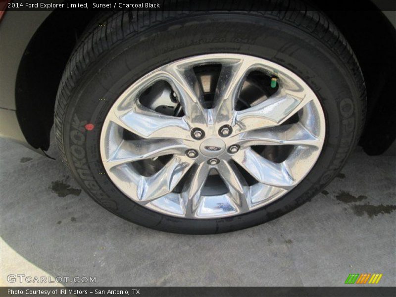 Sunset / Charcoal Black 2014 Ford Explorer Limited