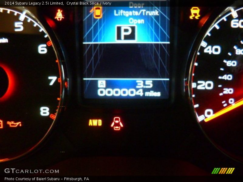 Crystal Black Silica / Ivory 2014 Subaru Legacy 2.5i Limited