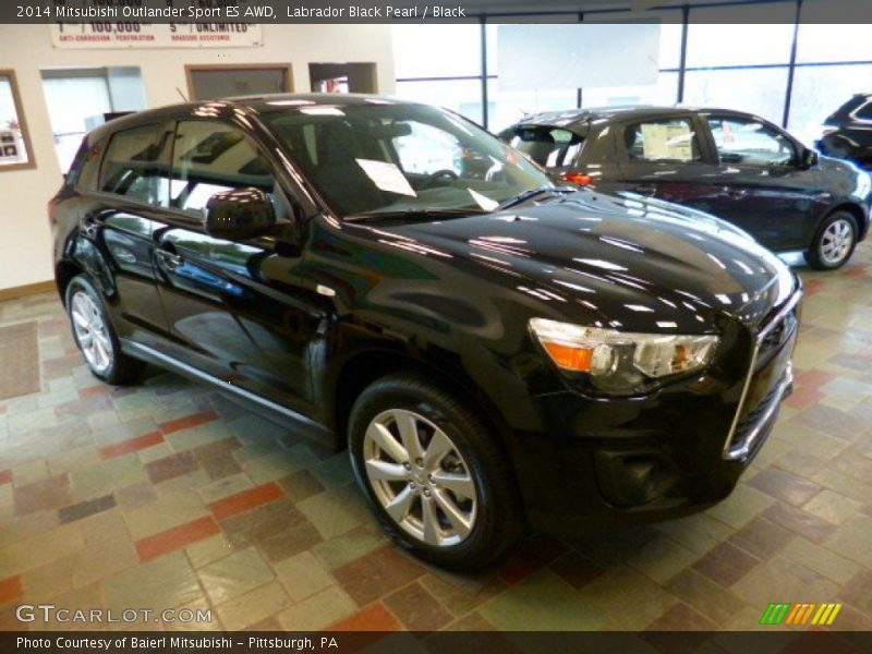 Labrador Black Pearl / Black 2014 Mitsubishi Outlander Sport ES AWD