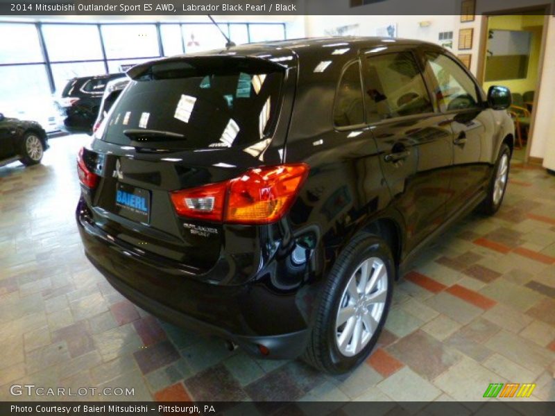 Labrador Black Pearl / Black 2014 Mitsubishi Outlander Sport ES AWD