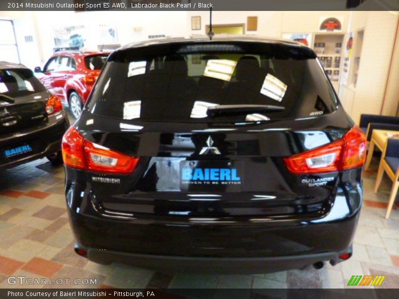 Labrador Black Pearl / Black 2014 Mitsubishi Outlander Sport ES AWD