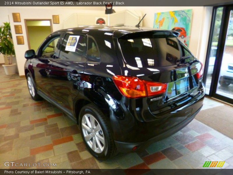 Labrador Black Pearl / Black 2014 Mitsubishi Outlander Sport ES AWD