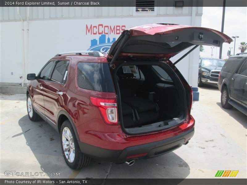 Sunset / Charcoal Black 2014 Ford Explorer Limited
