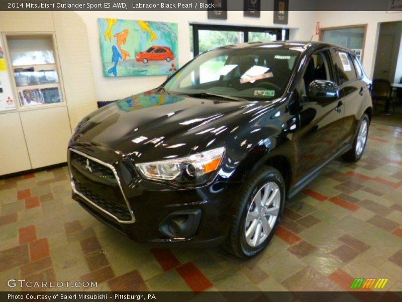 Labrador Black Pearl / Black 2014 Mitsubishi Outlander Sport ES AWD