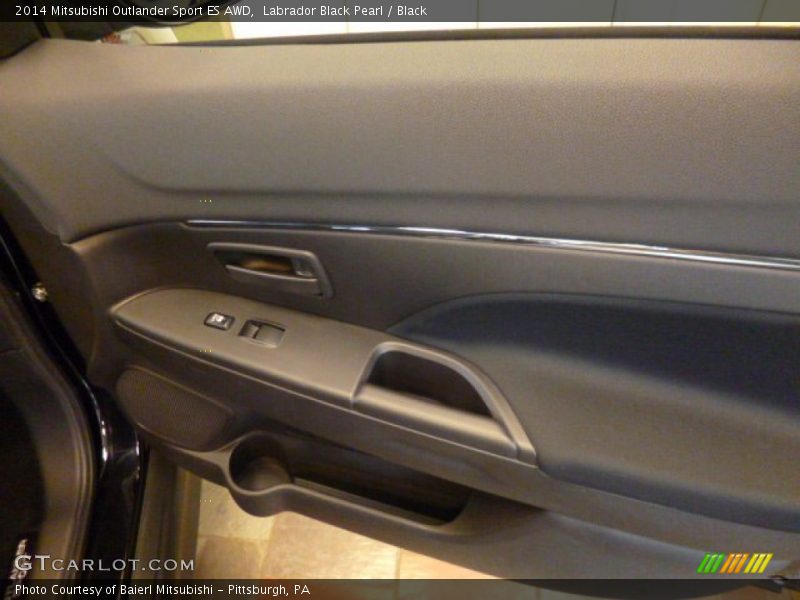 Labrador Black Pearl / Black 2014 Mitsubishi Outlander Sport ES AWD
