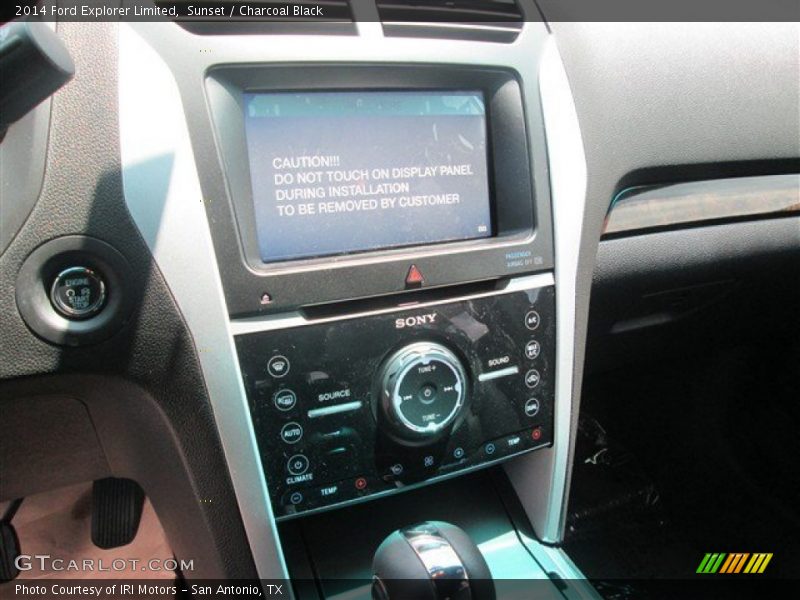Sunset / Charcoal Black 2014 Ford Explorer Limited