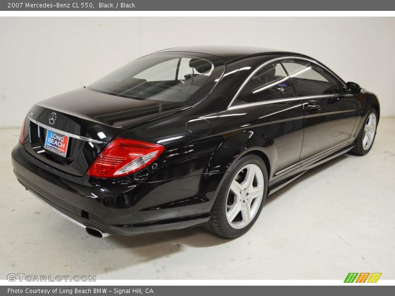 Black / Black 2007 Mercedes-Benz CL 550