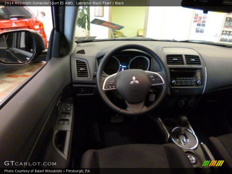 Labrador Black Pearl / Black 2014 Mitsubishi Outlander Sport ES AWD