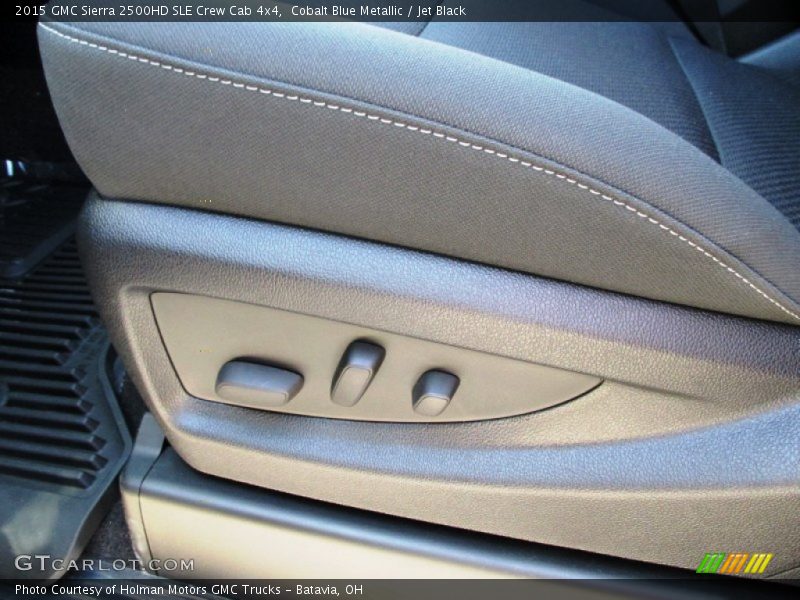Cobalt Blue Metallic / Jet Black 2015 GMC Sierra 2500HD SLE Crew Cab 4x4
