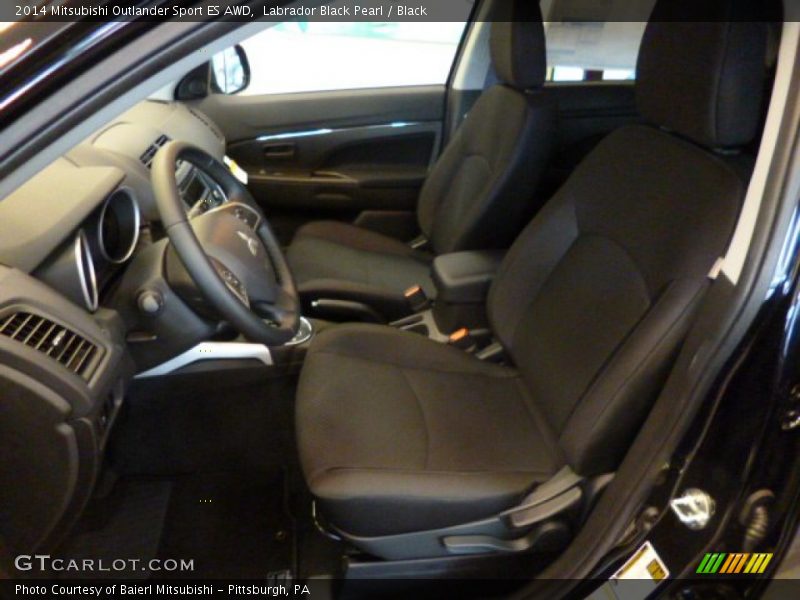 Labrador Black Pearl / Black 2014 Mitsubishi Outlander Sport ES AWD