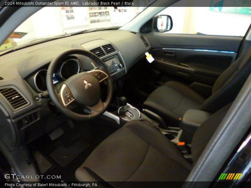 Black Interior - 2014 Outlander Sport ES AWD 