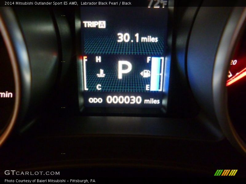 Labrador Black Pearl / Black 2014 Mitsubishi Outlander Sport ES AWD