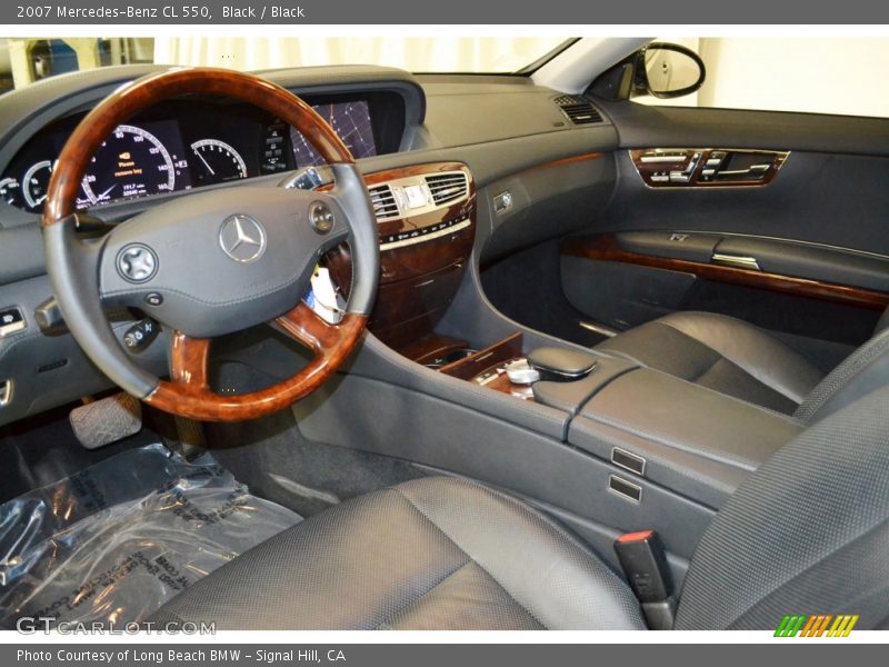 Black / Black 2007 Mercedes-Benz CL 550