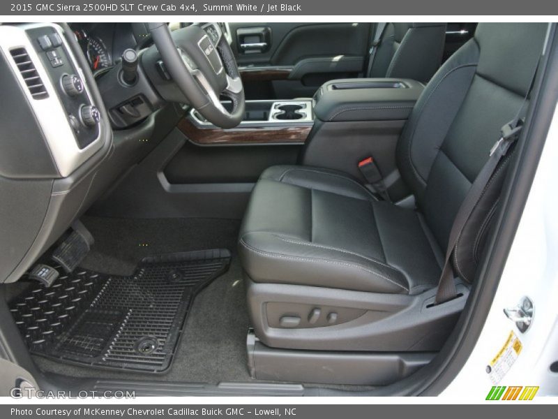 Summit White / Jet Black 2015 GMC Sierra 2500HD SLT Crew Cab 4x4