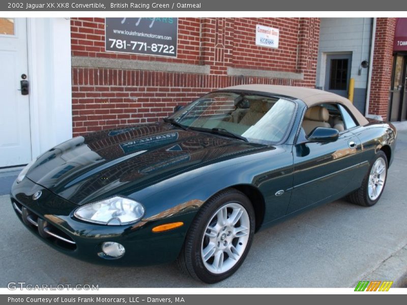 British Racing Green / Oatmeal 2002 Jaguar XK XK8 Convertible